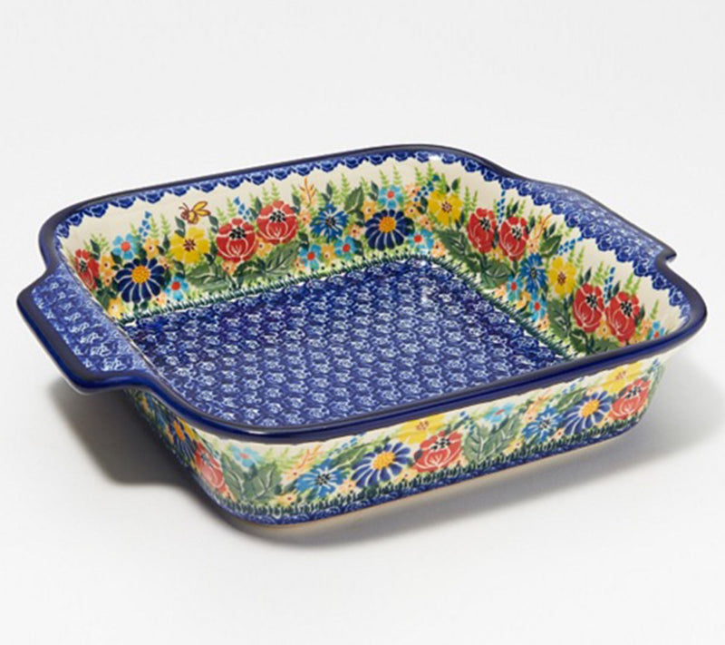 Lidia's Polish Pottery Square Baker — Main view
