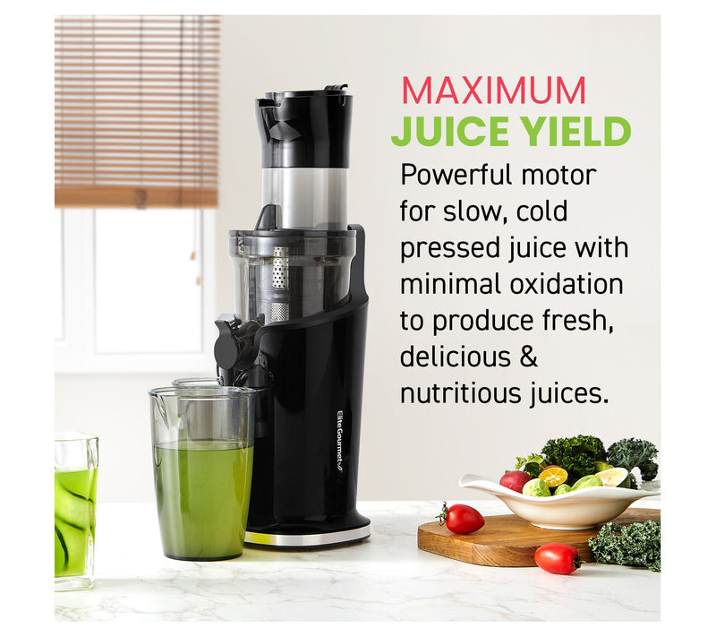 Elite Gourmet Dynamic Masticating Slow Juicer — View 4
