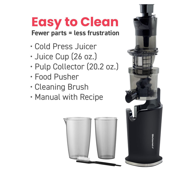Elite Gourmet Dynamic Masticating Slow Juicer — View 7