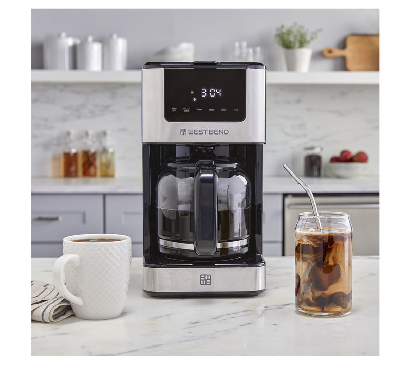 West Bend 12-Cup Touchscreen Hot & Iced Coffeeaker — View 4