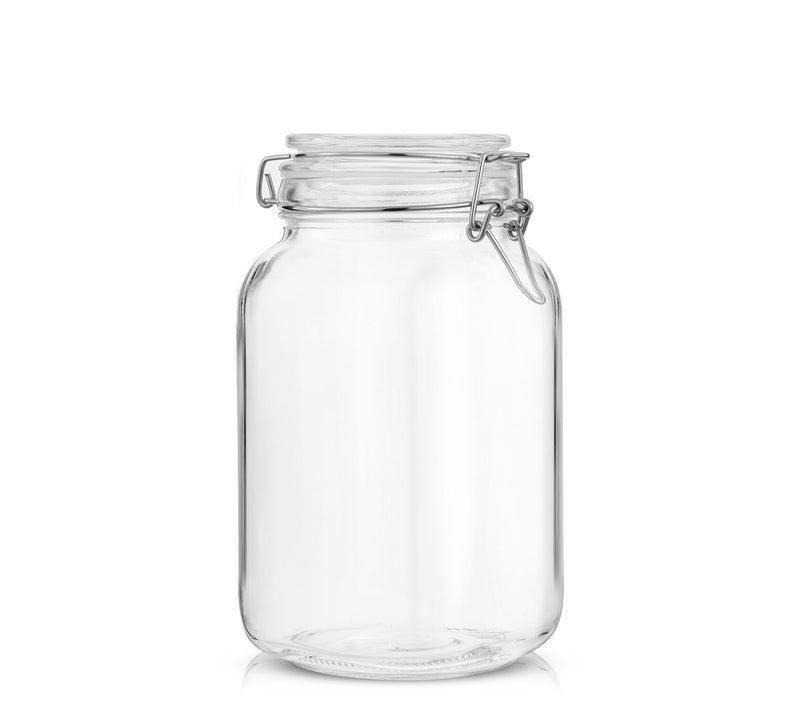 JoyJolt Glass Jars Storage Canister with Lids -50 oz — View 5