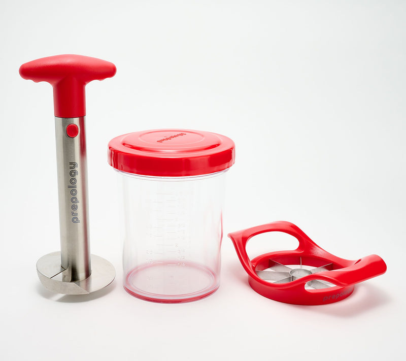 Prepology Fruit Corer and Slicer w/ Strorage Container — View 3