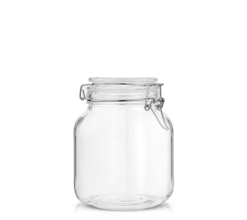 JoyJolt Glass Jars Storage Canister with Lids -32 oz — View 5