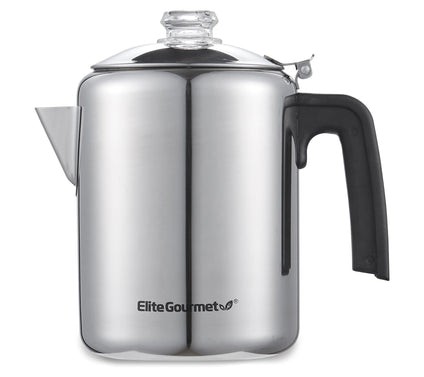 Elite Gourmet 8-Cup Classic Stovetop Coffee Percolator