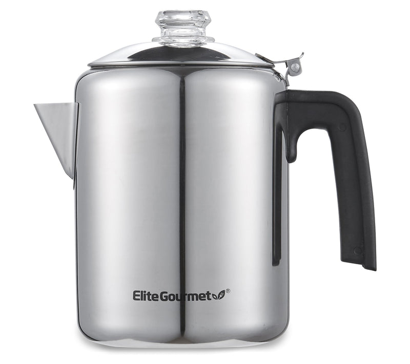 Elite Gourmet 8-Cup Classic Stovetop Coffee Percolator — Main view