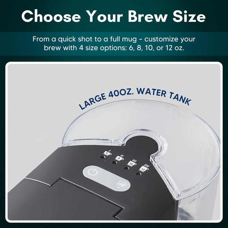 Elite Gourmet Rapid Brew Technology 2in1 Capsule Coffee Maker — View 4