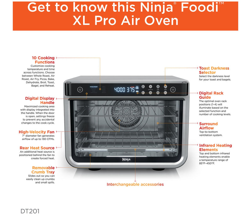 Ninja Foodi 10-in-1 XL Pro Air Fry DigitalCountertop Oven — View 8