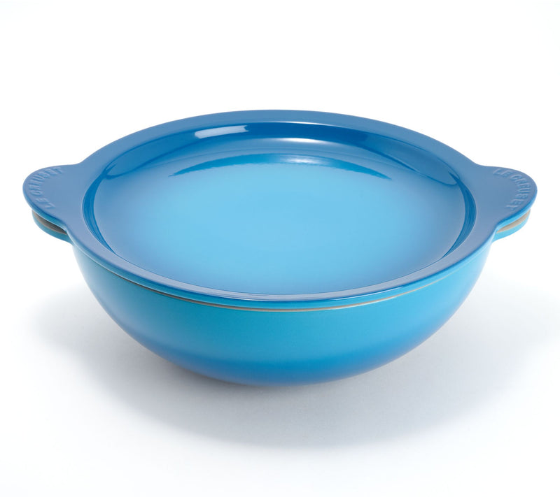 Le Creuset 4.9-qt Stoneware Multi-Use Bowl w/ Platter Lid — View 11
