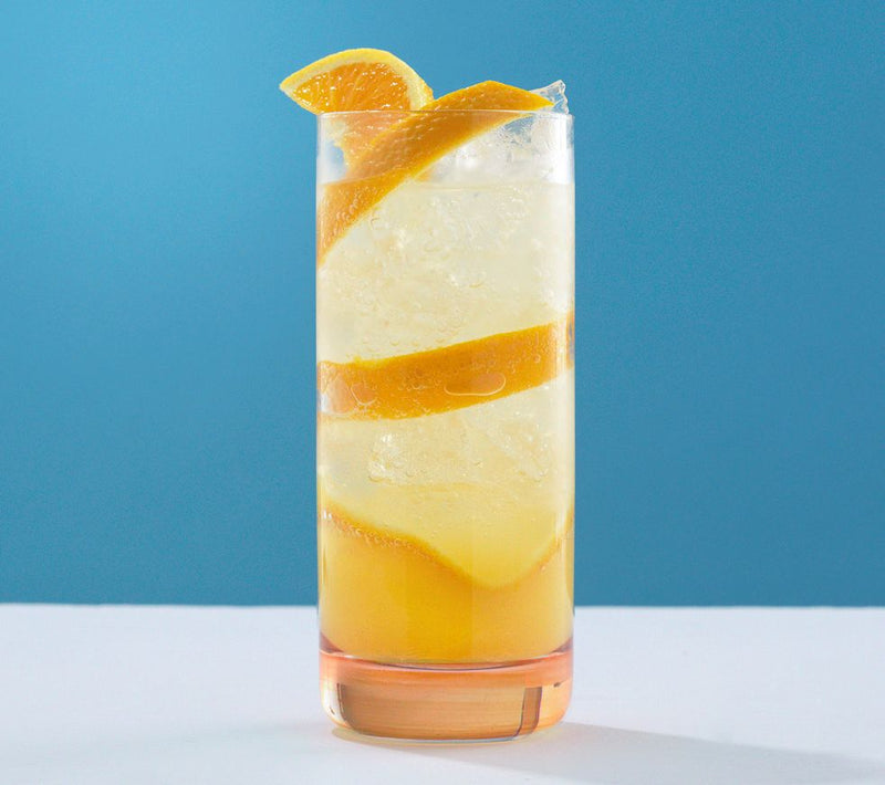 JoyJolt Hue Colored Highball Drinking Glasses-oz -Set of 6 — View 7