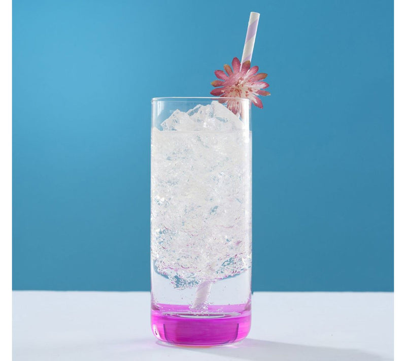 JoyJolt Hue Colored Highball Drinking Glasses-oz -Set of 6 — View 8