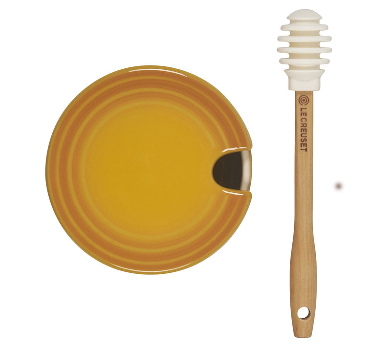 Le Creuset Signature 14 oz. Honey Pot with Dipp er — View 4