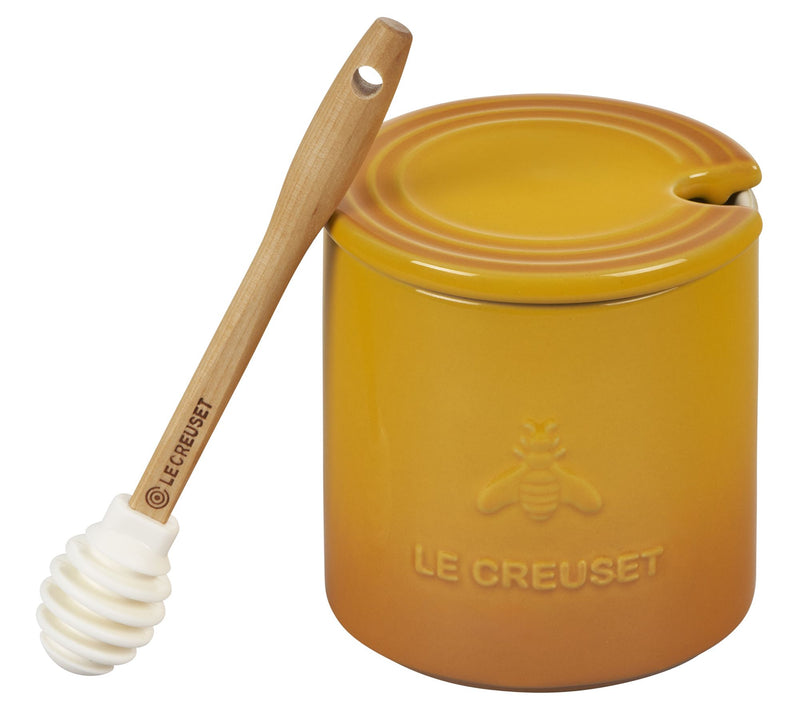 Le Creuset Signature 14 oz. Honey Pot with Dipp er — View 10
