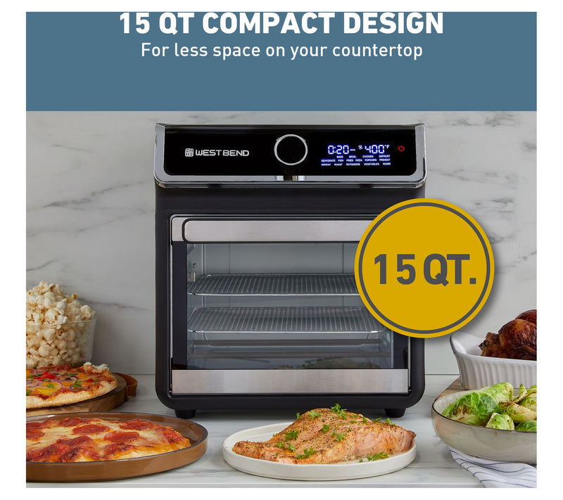 West Bend 15 QT Air Fryer Oven with 16 Presets — View 5