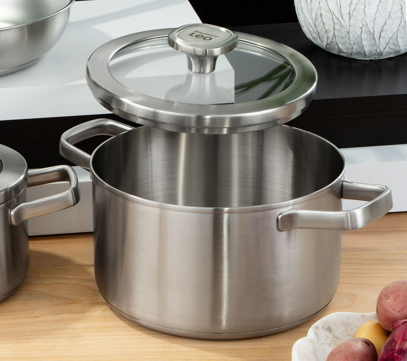 BergHOFF Graphite 5Pc 18/10 Stainless Steel Cookware Set — View 3