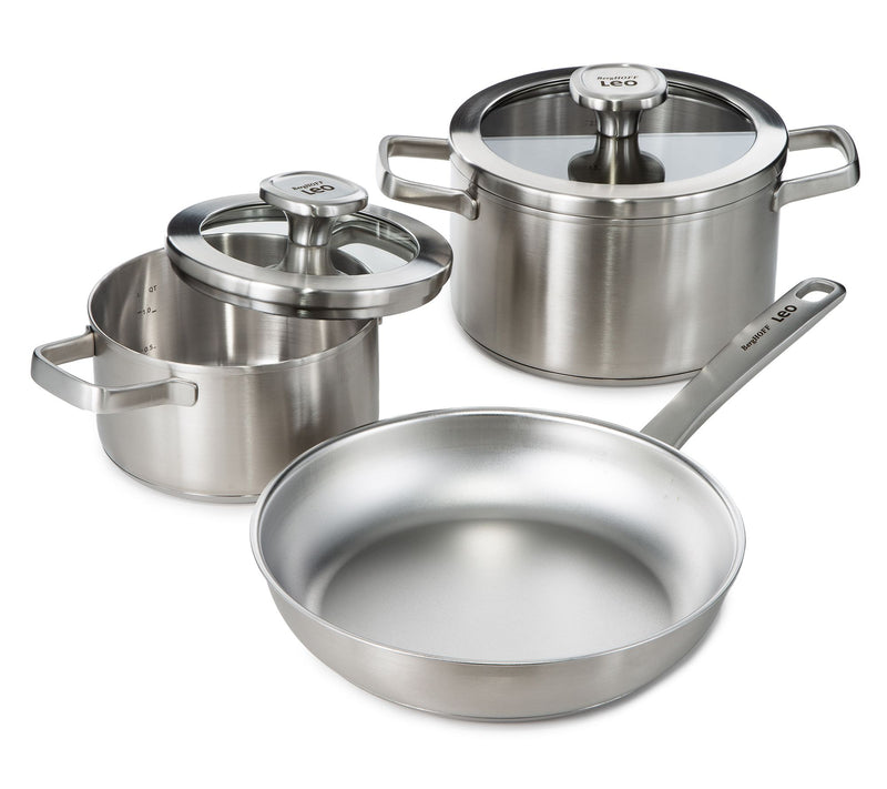 BergHOFF Graphite 5Pc 18/10 Stainless Steel Cookware Set — Main view