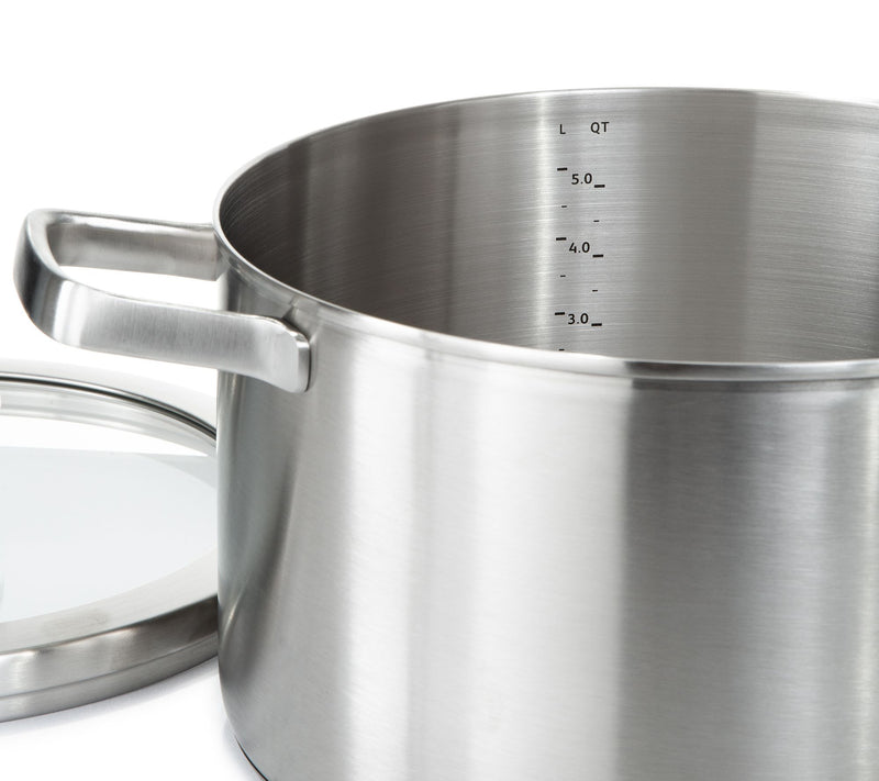 BergHOFF Graphite 4Pc 18/10 Stainless Steel Cookware Set — View 6