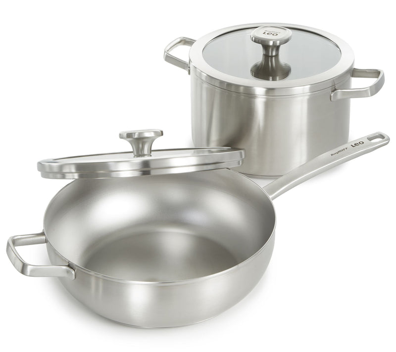 BergHOFF Graphite 4Pc 18/10 Stainless Steel Cookware Set — View 8