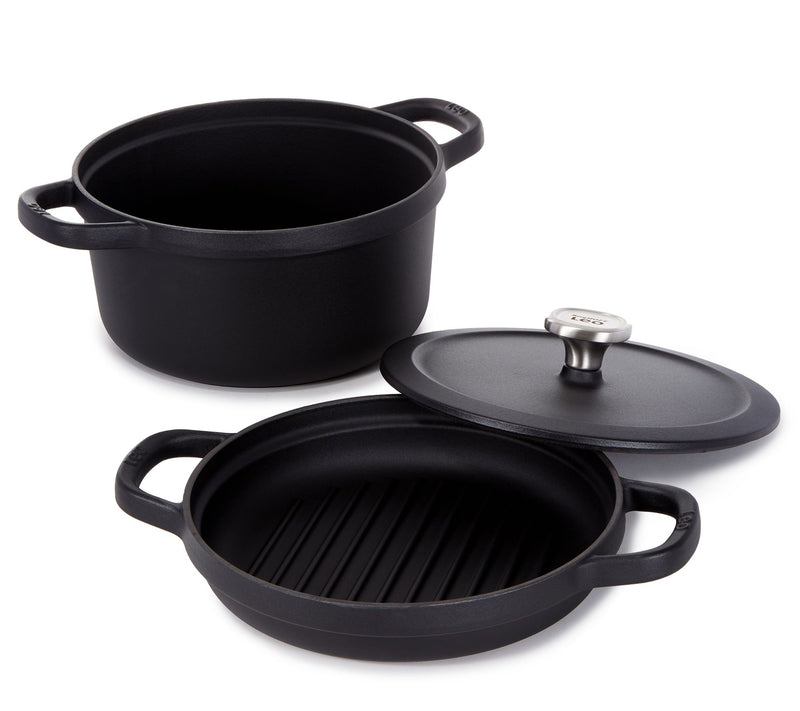 BergHOFF Graphite 3Pc Enamel Cast Iron CookwareSet — View 3
