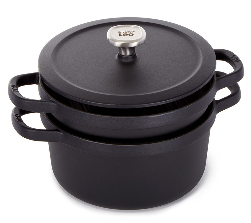 BergHOFF Graphite 3Pc Enamel Cast Iron CookwareSet — View 4