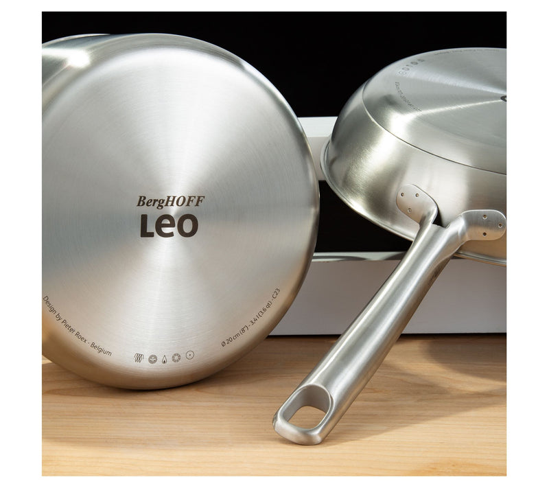 BergHOFF Graphite Recycled 18/10 Stainless Steel Fry Pan 10" — View 4