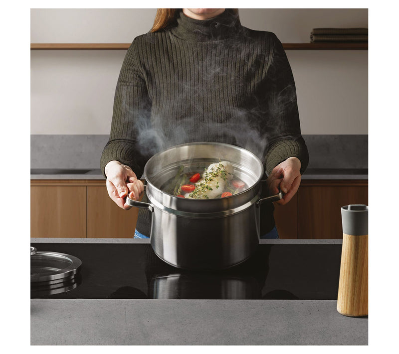 BergHOFF Graphite 18/10 Stainless Steel SteamerInsert 9.5" — View 4