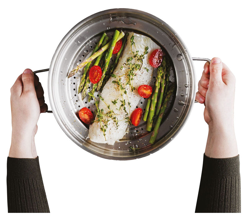 BergHOFF Graphite 18/10 Stainless Steel SteamerInsert 9.5" — View 7