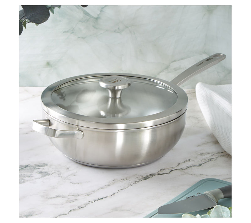 BergHOFF Graphite Recycled 18/10 Stainless Steel Wok, 5.2qt — View 10