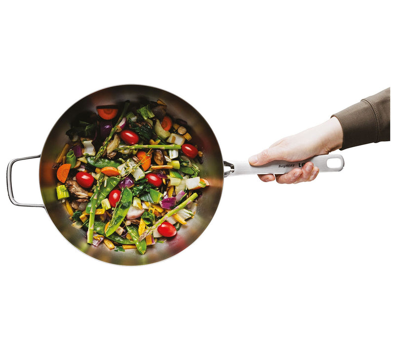 BergHOFF Graphite Recycled 18/10 Stainless Steel Wok, 5.2qt — View 8