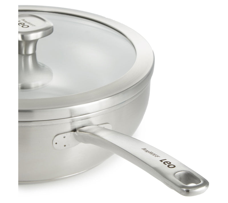 BergHOFF Graphite Recycled 18/10 Stainless Steel Wok, 5.2qt — View 6