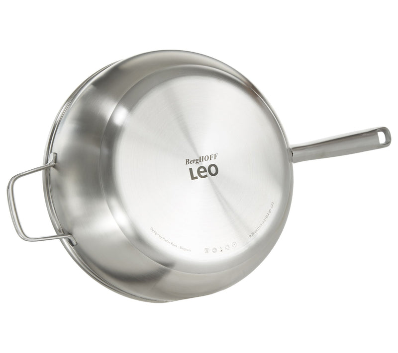 BergHOFF Graphite Recycled 18/10 Stainless Steel Wok, 5.2qt — View 7