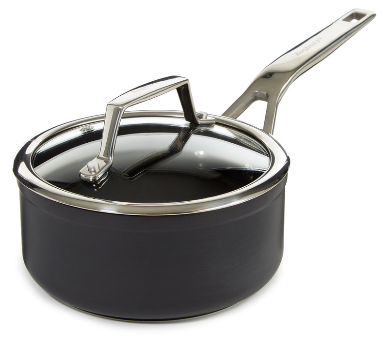 BergHOFF Essentials Hard Anodized Nonstick Saucepan with Lid — Main view