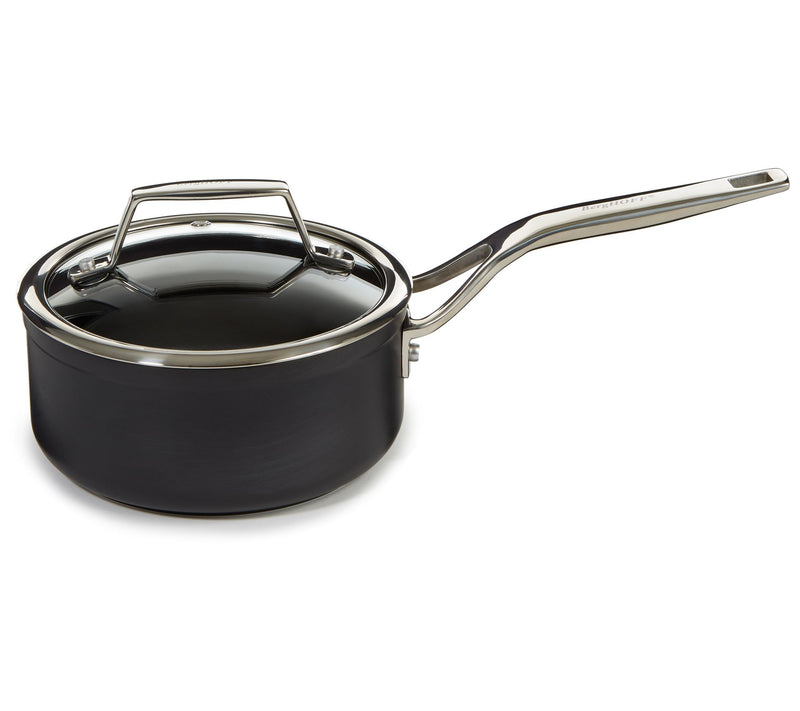 BergHOFF Essentials Hard Anodized Nonstick Saucepan with Lid — View 6