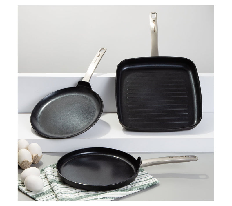 BergHOFF Graphite Non-stick Ceramic Grill Pan 11", Recycled — View 7