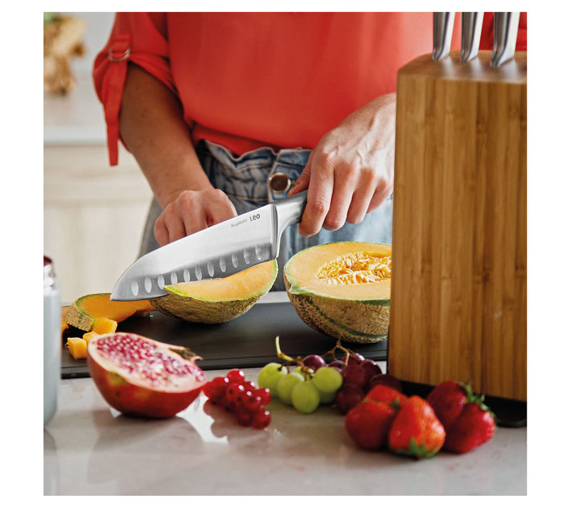 BergHOFF Legacy Stainless Steel Santoku Knife 7" — View 3