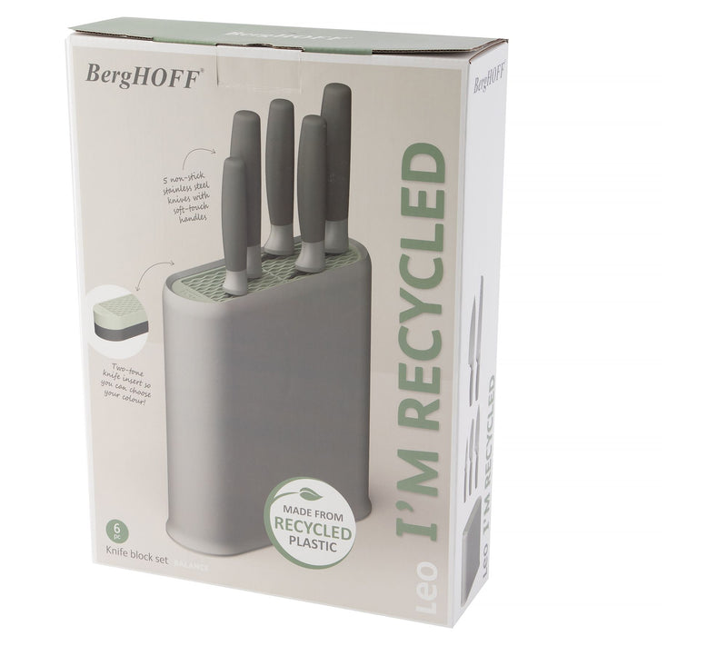 BergHOFF Balance 6Pc Non-stick Stainless SteelKnife Block Set — View 8