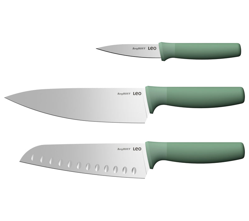 BergHOFF Forest Stainless Steel 3Pc Advanced Knife Set — Main view