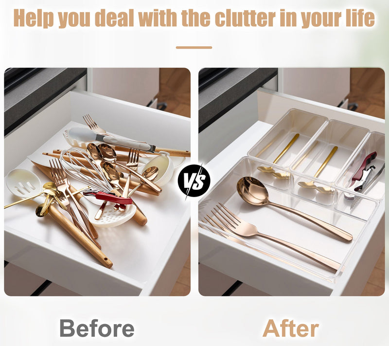 Sorbus 4-Piece Kitchen Drawer Organizer Set — View 7