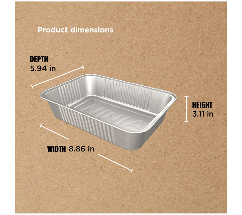 Ninja XL Woodfire Set of 10 Large GreaseTray Liners — View 4