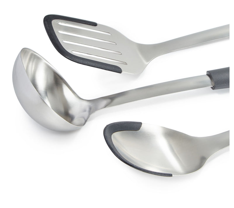BergHOFF Graphite 3Pc SS Utensil Set with Cover, Recycled — View 4