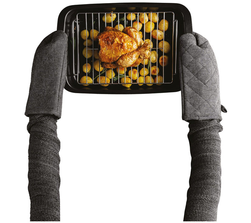 BergHOFF 16.5" Graphite Cast Aluminum Roaster with Rack — View 5
