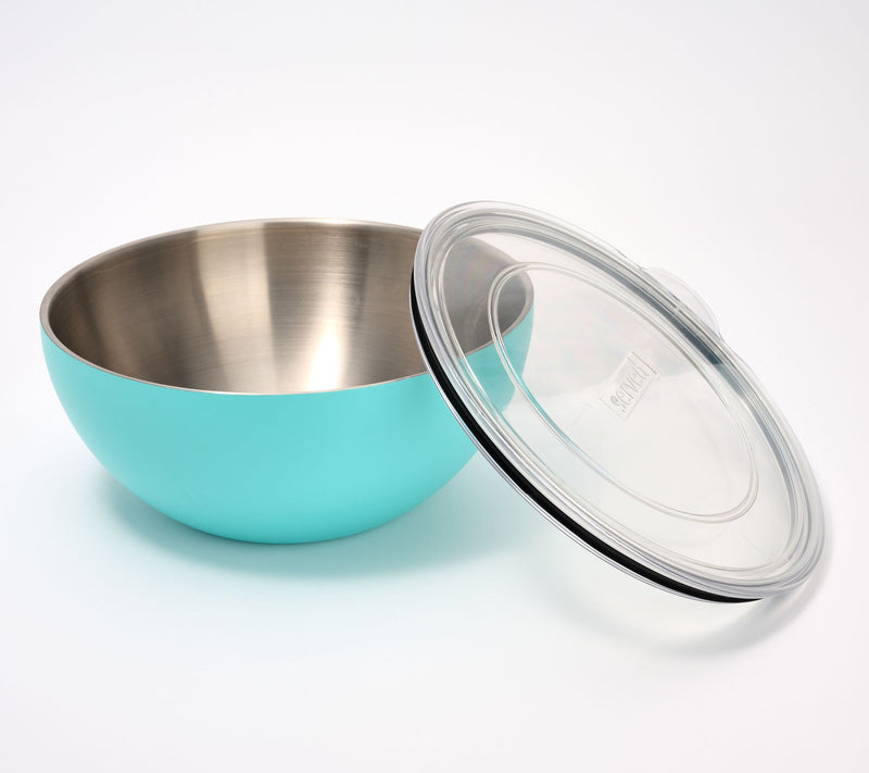 served Vacuum-Insulated Large 3Q  Sterling Servng Bowl — View 2