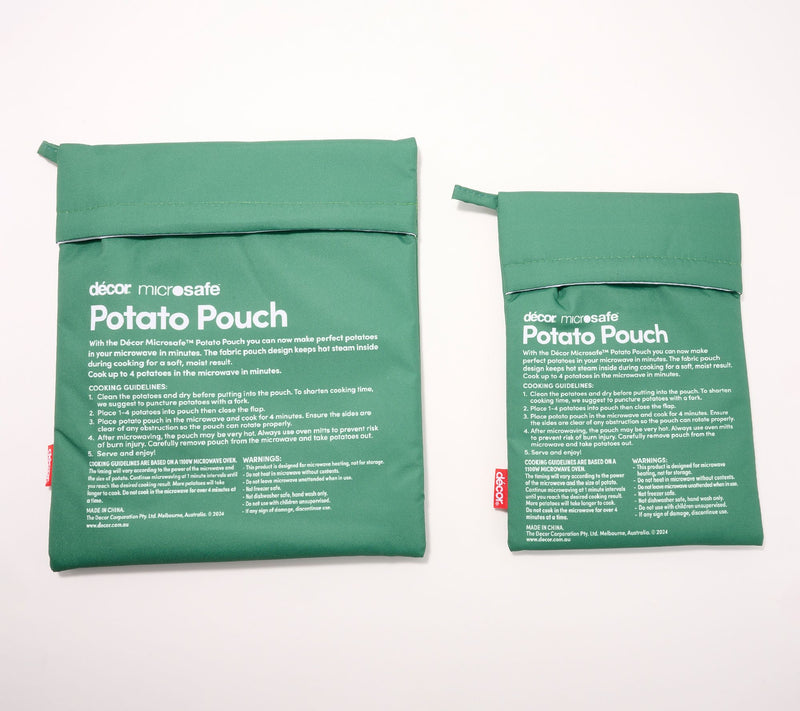 Decor Set of 2 Microwavable Fabric Potato Cookers — View 15