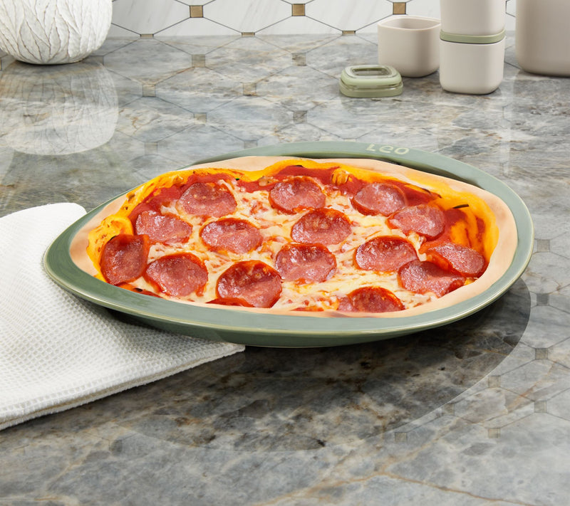 BergHOFF Balance 15.75" Stone Ribbed Pizza Tray — View 4