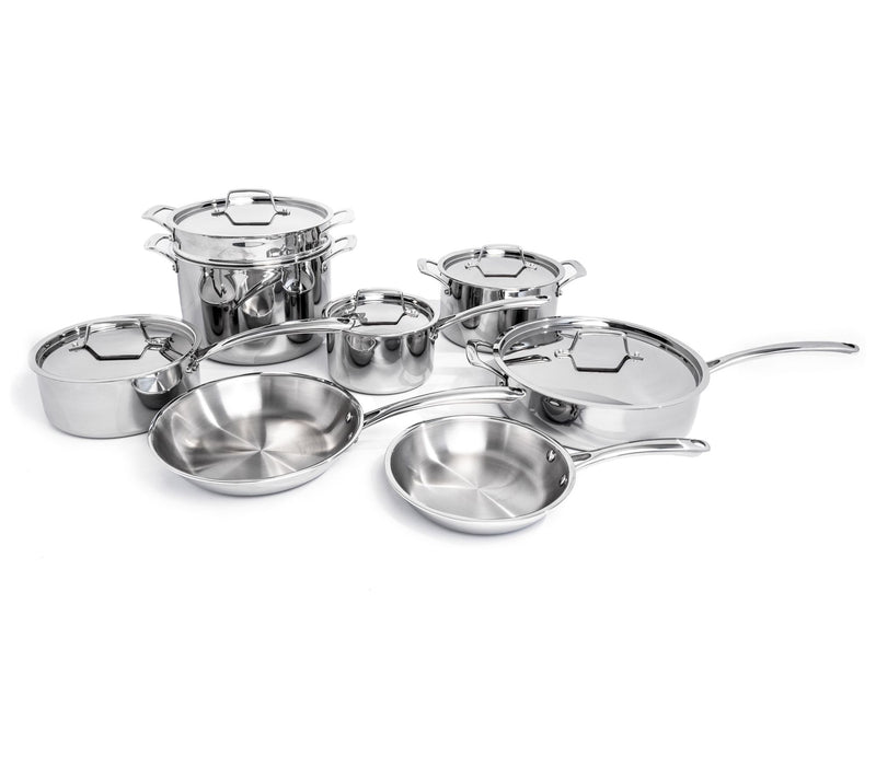 BergHOFF Professional Tri-Ply 18/10 SS 8" Saucepan, 3.3qt. — View 7