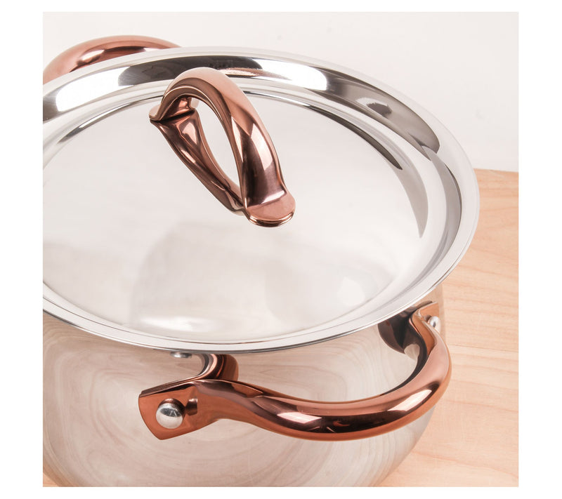 BergHOFF Ouro Gold 3Pc 18/10 SS Starter Set, Rose Gold Handles — View 2