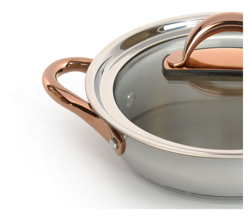 BergHOFF Ouro Gold 5Pc 18/10 SS Starter Set, Rose Gold Handle — View 4