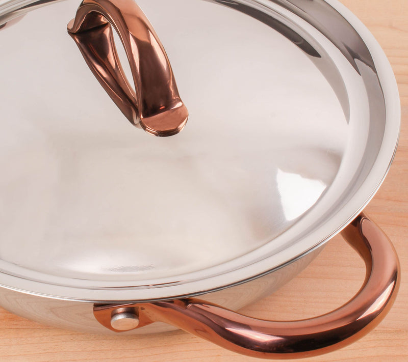 BergHOFF Ouro Gold 5Pc 18/10 SS Starter Set, Rose Gold Handles — View 4