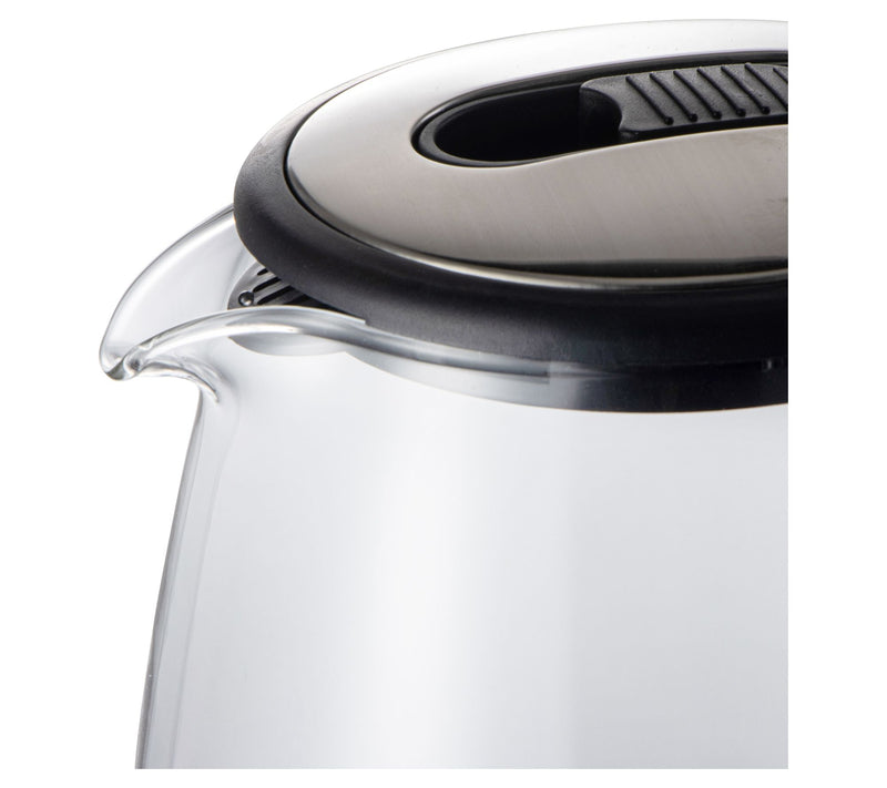 Uber Appliances 1.8L Electric Tea Kettle- Glass& Stainless — View 4