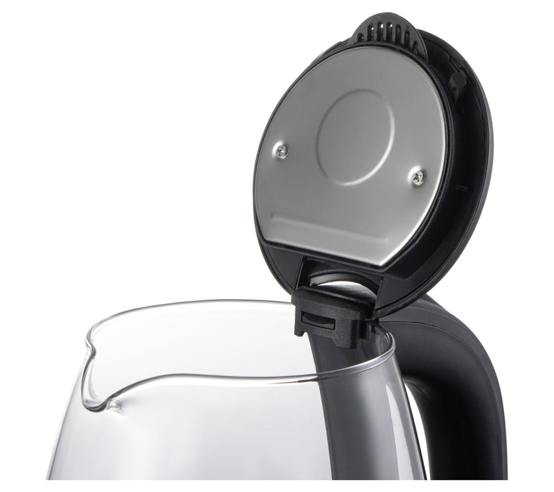 Uber Appliances 1.8L Electric Tea Kettle- Glass& Stainless — View 3