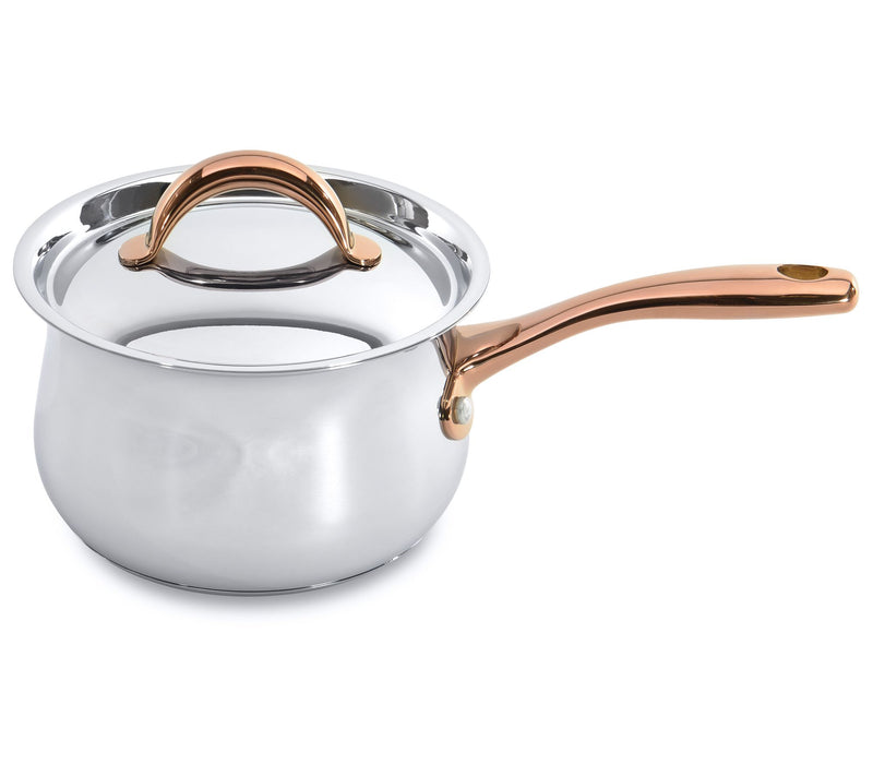 BergHOFF Ouro G old 17Pc 18/10 SS Cookware Set , SS Lids — View 7